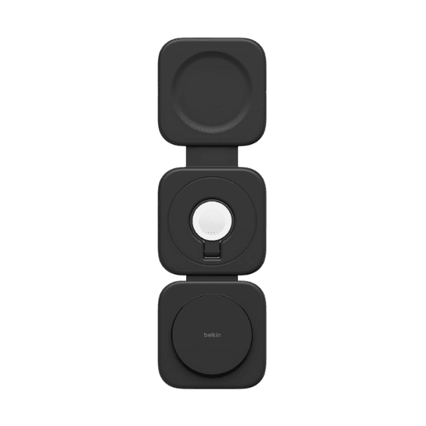 Belkin 3-in-1 Magnetic Wireless Charging Travel Pad with Qi2 15W