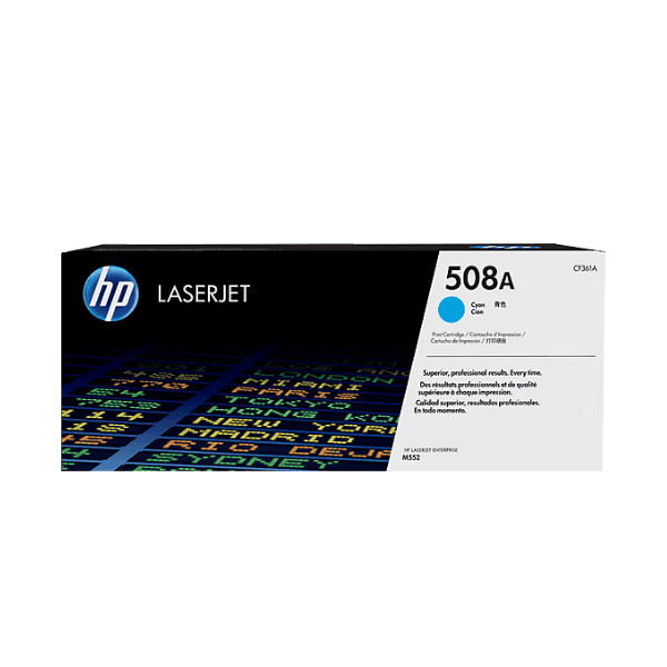 HP 508A Cyan Original LaserJet Toner Cartridge