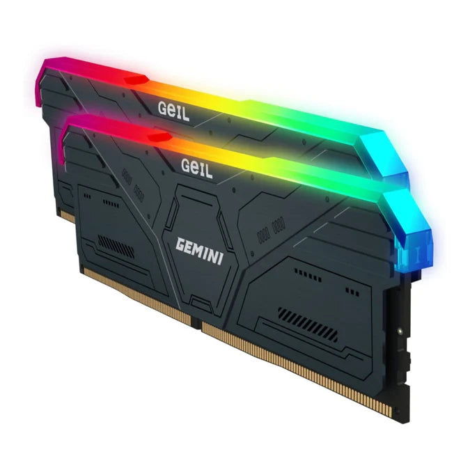 GeIL Gemini RGB 32GB DDR5 6000MHz | Desktop Gaming Memory Kit (2 x 16GB) – Grey | DDR5 6000MHz 32GB (2x16GB) Grey