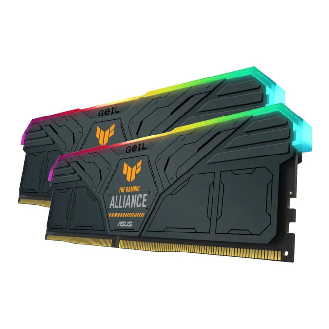 GeiL Gemini TUF RGB 32GB DDR5 6000MHz | Desktop Gaming Memory Kit (2 x 16GB) – Grey | DDR5 6000MHz 32GB (2x16GB) Grey