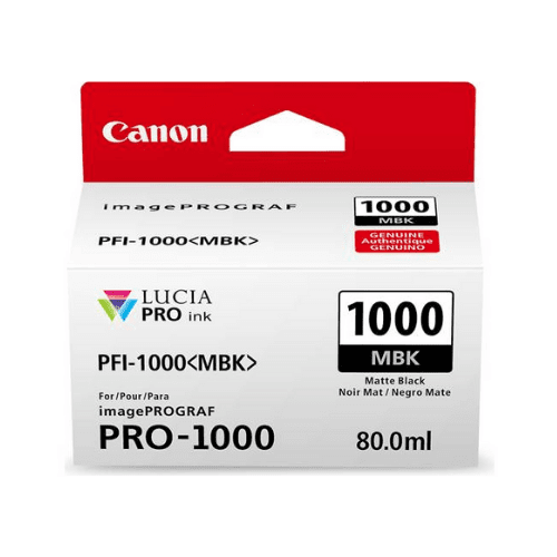 Canon PFI1000 Matte Black Pigment Ink Tank