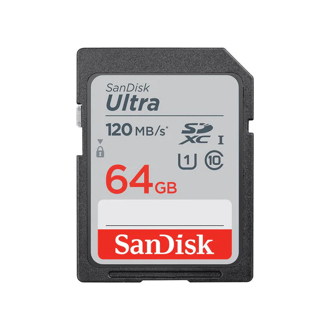 SanDisk Ultra 64GB SDXC UHS-I Memory Card Class 10 (SDSDUNR-064G-GN3IN)