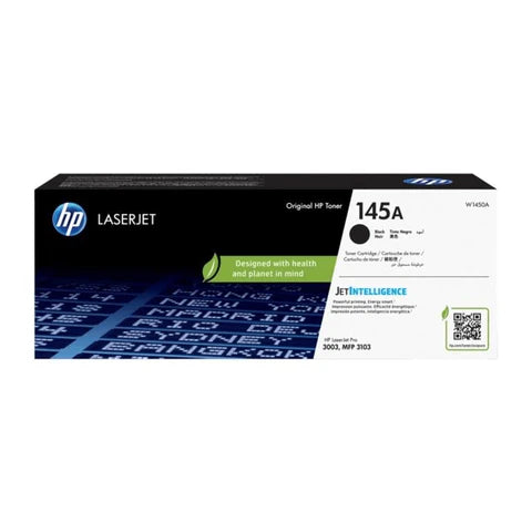 HP 145A Black Original LaserJet Toner Cartridge (W1450A) - 1,600 Page Yield