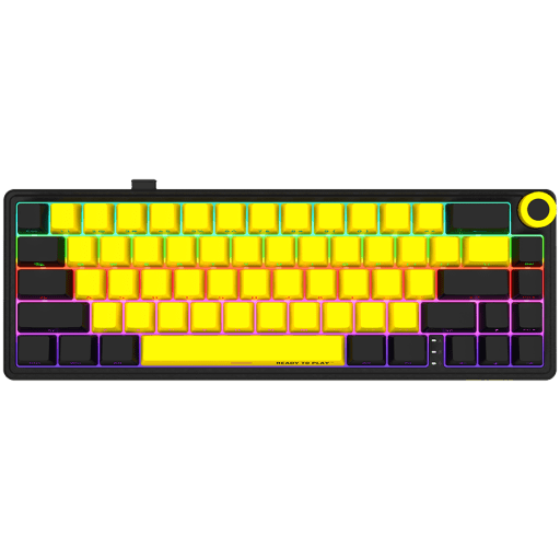 Lorgar KBP70MW Keyboard Black/Yellow