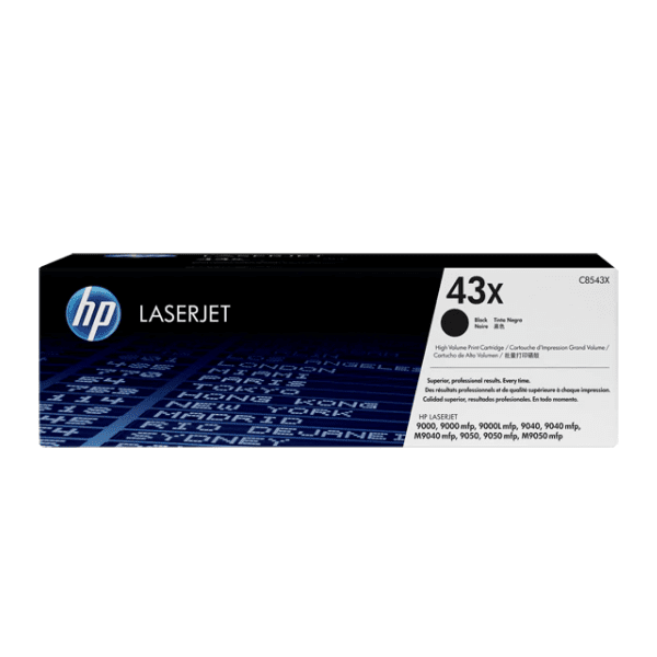 HP 43X High Yield Black Original LaserJet Toner Cartridge