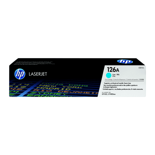 HP 126A Cyan Original LaserJet Toner Cartridge