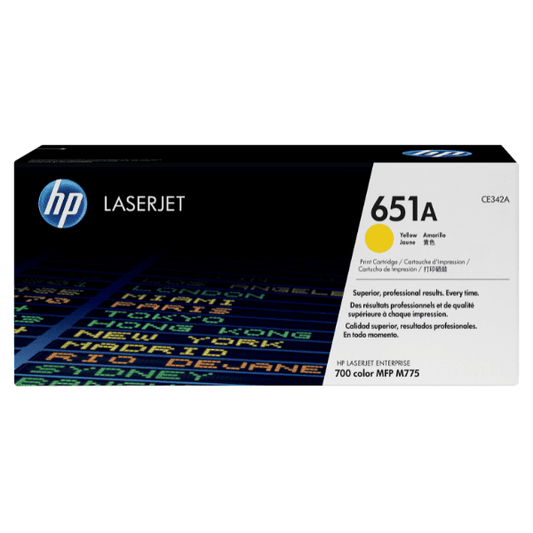 HP 651A Yellow Original LaserJet Toner Cartridge