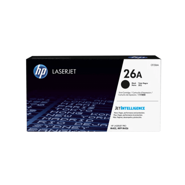 HP 26A Black Original LaserJet Toner Cartridge