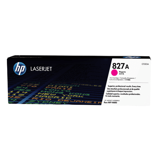 HP 827A Magenta Original LaserJet Toner Cartridge