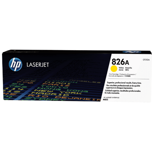 HP 826A Yellow Original LaserJet Toner Cartridge