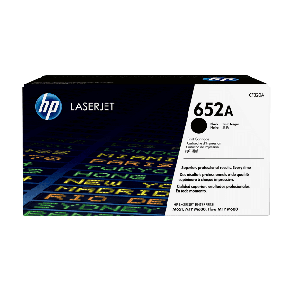 HP 652A Black Original LaserJet Toner Cartridge