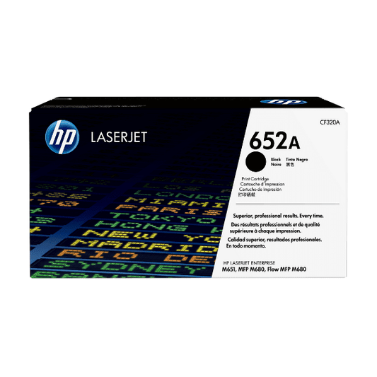HP 652A Black Original LaserJet Toner Cartridge
