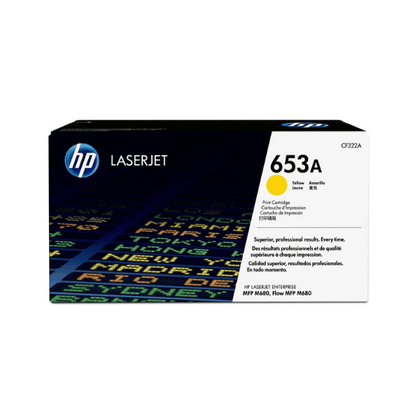 HP 653A Yellow Original LaserJet Toner Cartridge