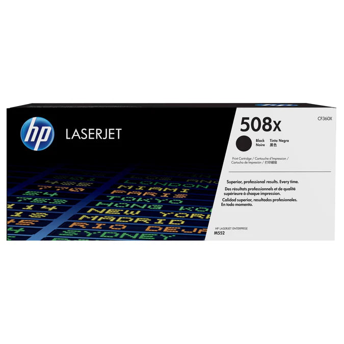 HP 508X Black Original LaserJet Toner Cartridge