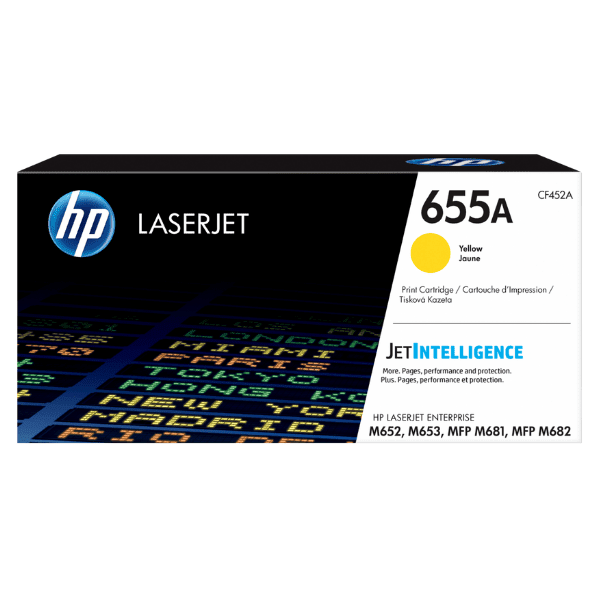 HP 655A Yellow Original LaserJet Toner Cartridge