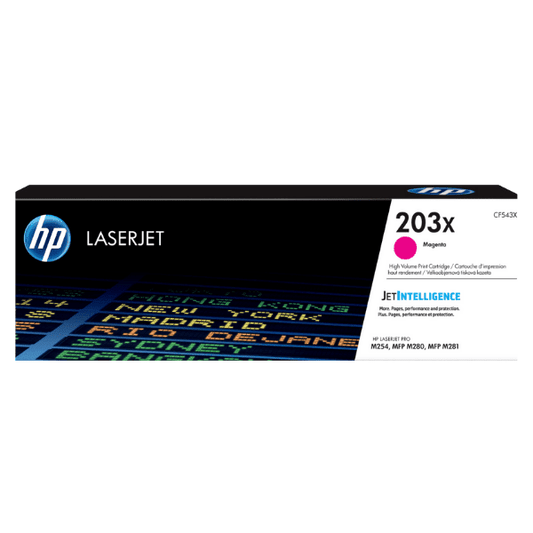HP 203X High Yield Magenta Original LaserJet Toner Cartridge