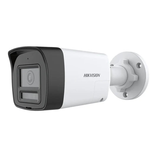 Hikvision 2MP Two Way Audio & Siren Fixed Mini Bullet Camera | DS-2CE16D0T-LPXTS(2.8mm)