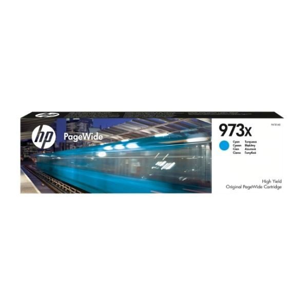 HP 973X High Yield Cyan Original PageWide Cartridge