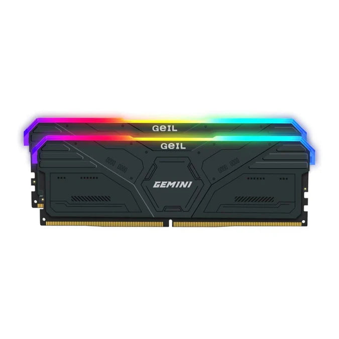 GeIL Gemini RGB 32GB DDR5 6000MHz | Desktop Gaming Memory Kit (2 x 16GB) – Grey | DDR5 6000MHz 32GB (2x16GB) Grey