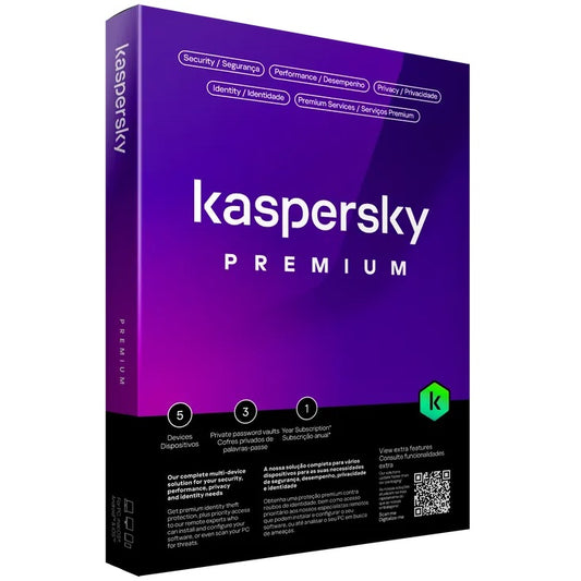 Kaspersky Premium Total Security ESD Annual Subscription â€“ 5 Devices