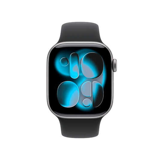 Apple Watch Series 11 GPS 42mm Space Grey Aluminium Case with Black Sport Band - M/L