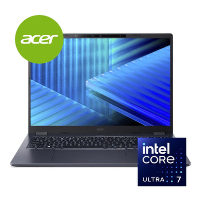 Acer TravelMate P4 16" WUXGA AI Laptop | Intel® Core™ Ultra 7 255U | 16GB RAM | 512GB SSD | Windows 11 Pro