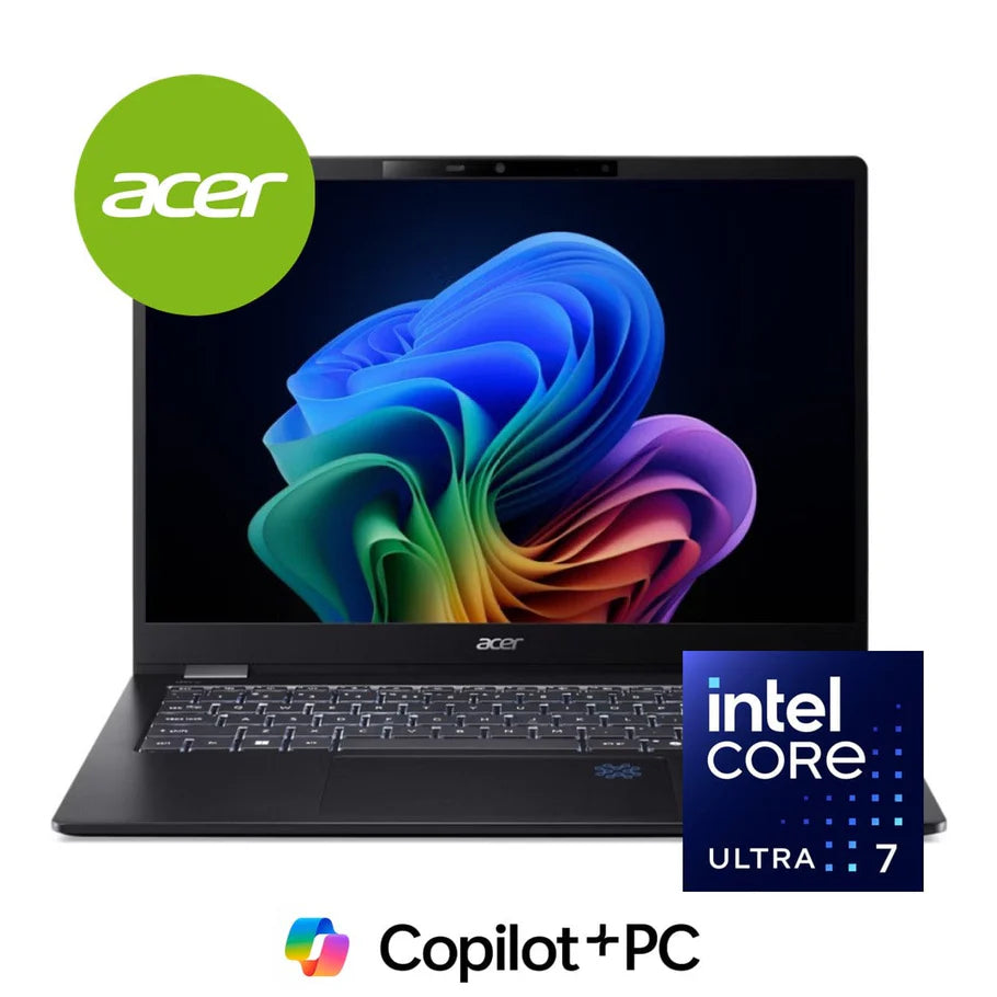 Acer TravelMate P6 14" WUXGA AI Laptop | Intel® Core™ Ultra 7 268V | 32GB RAM | 1TB SSD | Windows 11 Pro