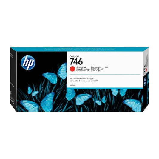 HP 746 300-ml Chromatic Red DesignJet Ink Cartridge