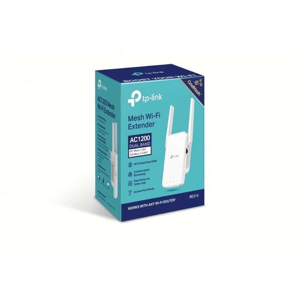 TP-Link RE315 AC1200 Mesh Wi-Fi Range Extender