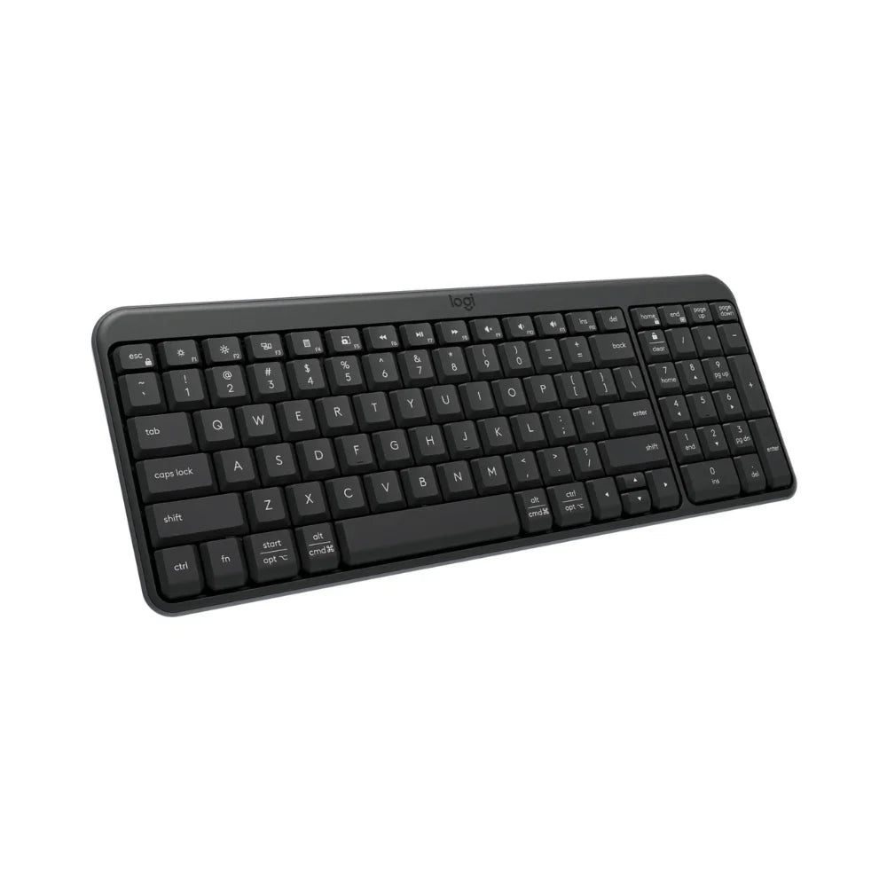 Logitech K250 Compact Bluetooth Wireless Keyboard – Graphite, Spill-Resistant