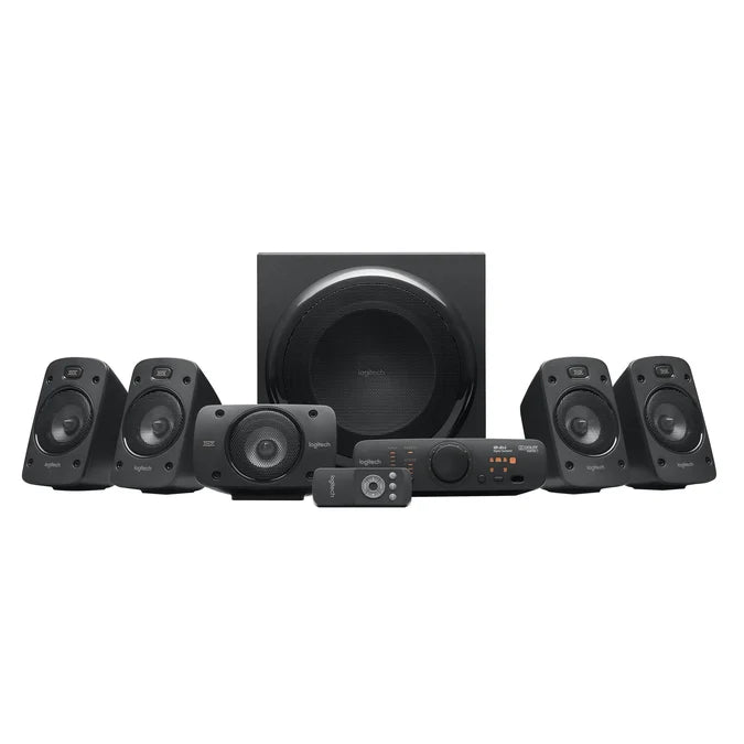 Logitech Z906 5.1 THX Certified Surround Sound Speaker System – 500W RMS – Black