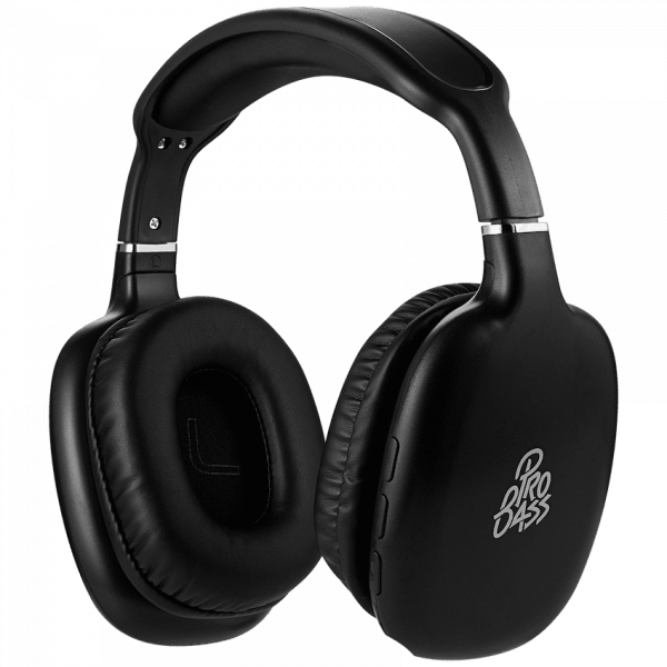 Pro Bass Retro Wireless Bluetooth Headphones – Black
