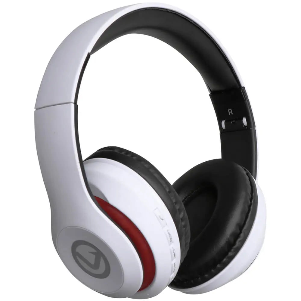 Volkano Impulse Series Bluetooth Wireless Headphones – White