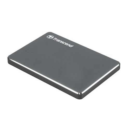 Transcend StoreJet 25MC Slimline Series - 4TB 2.5" External HDD (Grey)