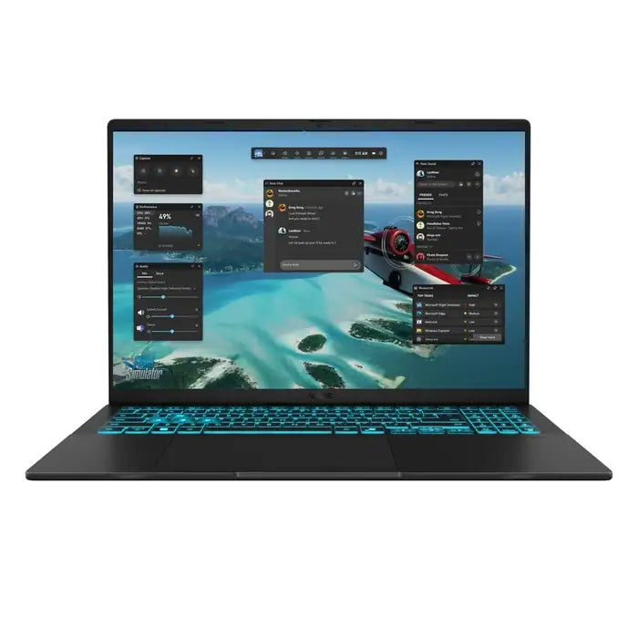 ASUS VIVOBOOK V16 - V3607VH | INTEL CORE 7 240H 16GB DDR5 1TB SSD 16 INCH WUXGA 144HZ RTX5050 8GB GDDR7 WINDOWS 11  PRO | MATTE BLACK