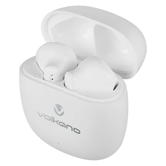 Volkano Sleek Series TWS Earphones - White