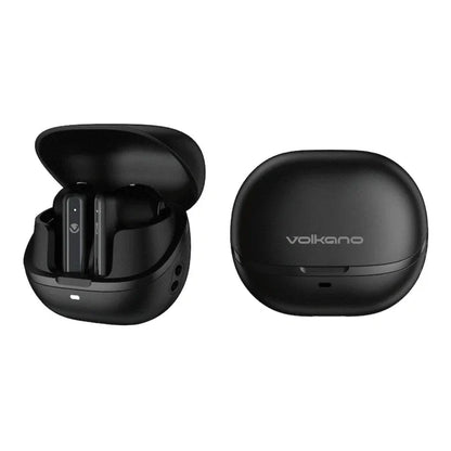 Volkano QuietFit - TWS Earphones with ANC & ENC- Black