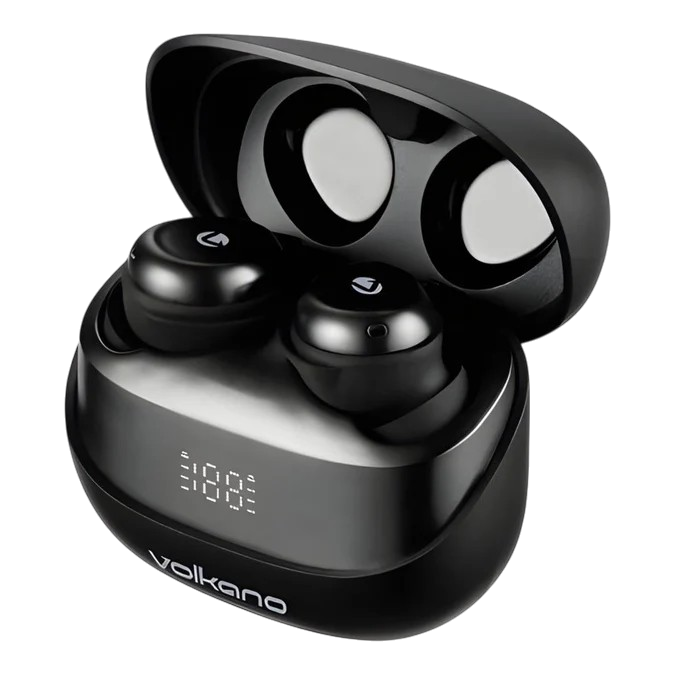 Volkano Aspen True Wireless Earphones - Black