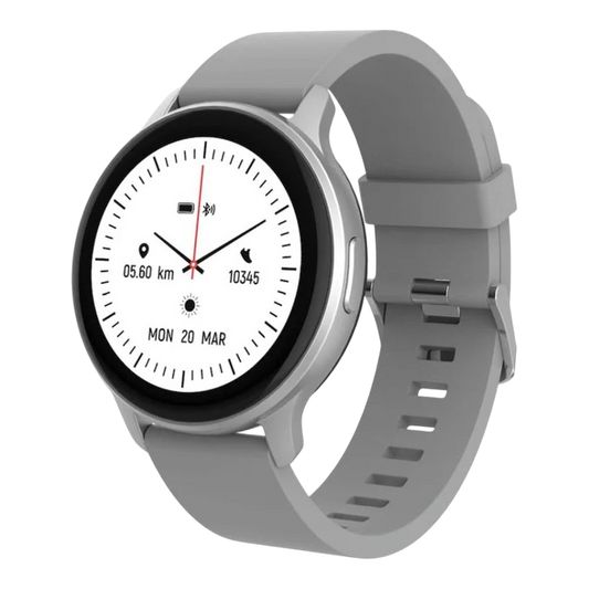 Volkano Active Tech Trend series Watch with heart rate monitor - Silver
