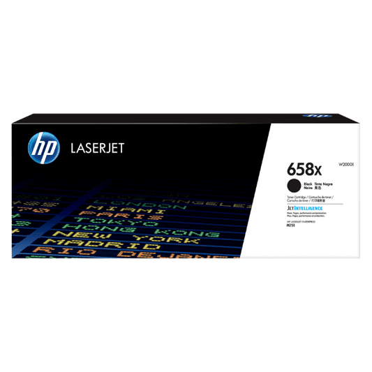 HP 658X High Yield Black Original LaserJet Toner Cartridge