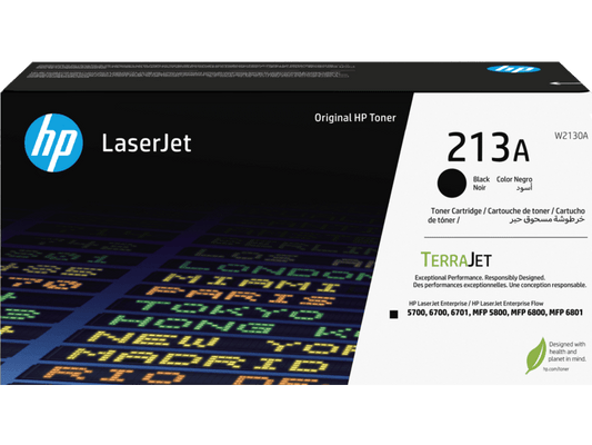 HP 213A Black Original LaserJet Toner Cartridge (W2130A)