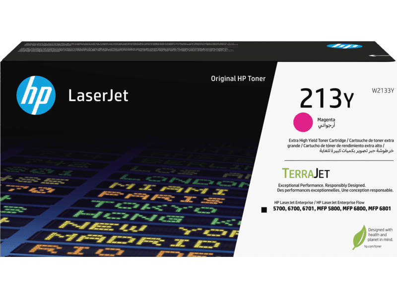 HP 213Y Magenta Extra High Yield LaserJet Toner Cartridge (W2133Y) - 12,000 Page Yield, Original