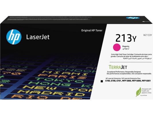 HP 213Y Magenta Extra High Yield LaserJet Toner Cartridge (W2133Y) - 12,000 Page Yield, Original