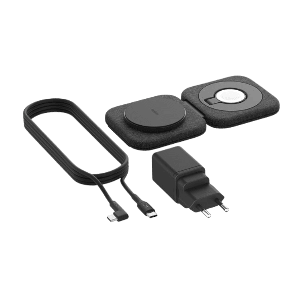 Belkin 2-in-1 Magnetic Charging Travel Pad with Qi2 15W