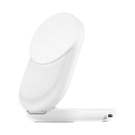 Belkin 2 in 1 foldable wireless and magnetic charger with Qi2 25W